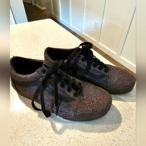 Vans Back Rainbow Glitter Sneakers